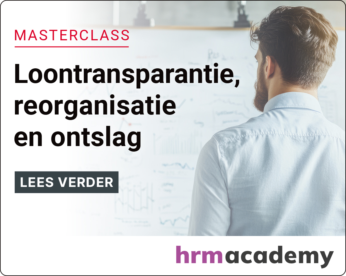 Masterclass Loontransparantie, reorganisatie en ontslag